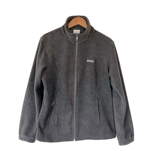 Columbia Mount Cannon Jacket Fleece Full Zip Charcoal Gray XL New